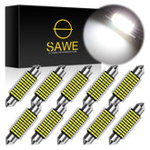 SAWE ® 578 211-2 212-2 41mm 42mm LED Bulb 3014 33SMD Interior Dome Map Door Courtesy Light Trunk Cargo Lights - White SAWE Lighting