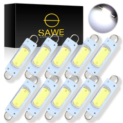 SAWE ® 561 563 567 564 212-2 LED Bulbs Festoon 44mm COB Rigid Loop Interior Lights - White SAWE Lighting