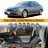 For BMW 525 528 540 E39 5 Series Interior LED Lights - Dome & Map Light Bulb Package Kit for 1996 - 2003 - White SAWE Lighting