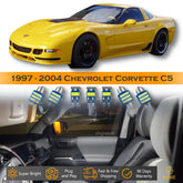 For Chevrolet Corvette C5 Interior LED Lights - Dome & Map Lights Package Kit for 1997 - 2004 - White SAWE Lighting