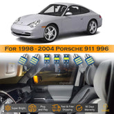 For Porsche 911 996 Interior LED Lights - Dome & Map Light Bulb Package Kit for 1998 - 2004 - White SAWE Lighting