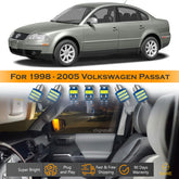 For Volkswagen Passat Interior LED Lights - Dome & Map Light Bulbs Package Kit for 1998 - 2005 - White SAWE Lighting