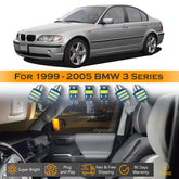For BMW 325 330 M3 E46 3 Series Interior LED Lights - Dome & Map Light Bulb Package Kit for 1999 - 2005 - White SAWE Lighting