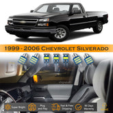 For Chevrolet Silverado Interior LED Lights - Dome & Map Lights Package Kit for 1999 - 2006 - White SAWE Lighting