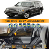 For Lexus LX470 Interior LED Lights - Dome & Map Light Bulbs Package Kit for 1999 - 2007 - White SAWE Lighting