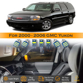 For GMC Yukon Interior LED Lights - Dome & Map Light Bulbs Package Kit for 2000 - 2006 - White SAWE Lighting