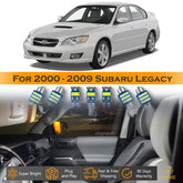 For Subaru Legacy Interior LED Lights - Dome & Map Light Bulbs Package Kit for 2000 - 2009 - White SAWE Lighting