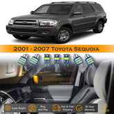 For Toyota Sequoia Interior LED Lights - Dome & Map Lights Package Kit for 2001 - 2007 - White SAWE Lighting