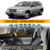For GMC Envoy Interior LED Lights - Dome & Map Light Bulbs Package Kit for 2001 - 2009 - White SAWE Lighting