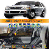 For Ford Explorer Interior LED Lights - Dome & Map Light Bulbs Package Kit for 2002 - 2005 - White SAWE Lighting