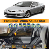 For Acura RSX Interior LED Lights - Dome & Map Light Bulbs Package Kit for 2002 - 2006 - White SAWE Lighting