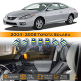 For Toyota Solara Interior LED Lights - Dome & Map Lights Package Kit for 2004 - 2008 - White SAWE Lighting