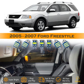 For Ford Freestyle Interior LED Lights - Dome & Map Light Bulbs Package Kit for 2005 - 2007 - White SAWE Lighting