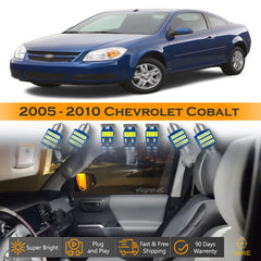 For Chevrolet Cobalt Interior LED Lights - Dome & Map Lights Package Kit for 2005 - 2010 - White SAWE Lighting