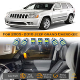 For Jeep Grand Cherokee Interior LED Lights - Dome & Map Light Bulbs Package Kit for 2005 - 2010 - White SAWE Lighting