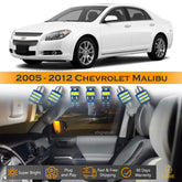 For Chevrolet Malibu Interior LED Lights - Dome & Map Lights Package Kit for 2005 - 2012 - White SAWE Lighting