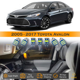 For Toyota Avalon Interior LED Lights - Dome & Map Lights Package Kit for 2005 - 2017 - White SAWE Lighting