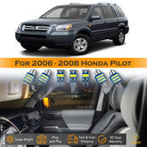 For Honda Pilot Interior LED Lights - Dome & Map Lights Package Kit for 2006 - 2008 - White SAWE Lighting
