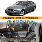 For BMW 328 335 E90 E91 E92 3 Series Interior LED Lights - Dome & Map Light Bulb Package Kit for 2006 - 2011 - White SAWE Lighting