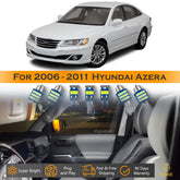 For Hyundai Azera Interior LED Lights - Dome & Map Light Bulbs Package Kit for 2006 - 2011 - White SAWE Lighting