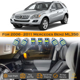 For Mercedes Benz ML350 ML550 Interior LED Lights - Dome & Map Light Bulb Package Kit for 2006 - 2011 - White SAWE Lighting