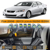 For Lexus IS250 IS350 ISF Interior LED Lights - Dome & Map Light Bulbs Package Kit for 2006 - 2013 - White SAWE Lighting