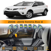 For Toyota Rav4 Interior LED Lights - Dome & Map Lights Package Kit for 2006 - 2015 - White SAWE Lighting