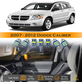 For Dodge Caliber Interior LED Lights - Dome & Map Lights Package Kit for 2007 - 2012 - White SAWE Lighting