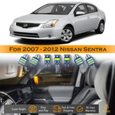 For Nissan Sentra Interior LED Lights - Dome & Map Light Bulbs Package Kit for 2007 - 2012 - White SAWE Lighting