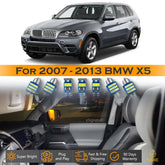 For BMW X5 E70 Interior LED Lights - Dome & Map Light Bulb Package Kit for 2007 - 2013 - White SAWE Lighting