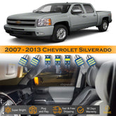 For Chevrolet Silverado Interior LED Lights - Dome & Map Lights Package Kit for 2007 - 2013 - White SAWE Lighting