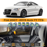 For Audi TT TTS Interior LED Lights - Dome & Map Light Bulbs Package Kit for 2007 - 2015 - White SAWE Lighting