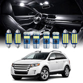 For Ford Edge Interior LED Lights - Dome & Map Light Bulbs Package Kit for 2007 - 2014 - White SAWE Lighting