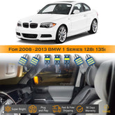 For BMW 128i 135i 1 Series Interior LED Lights - Dome & Map Light Bulb Package Kit for 2008 - 2013 - White SAWE Lighting