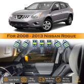 For Nissan Rogue Interior LED Lights - Dome & Map Light Bulbs Package Kit for 2008 - 2013 - White SAWE Lighting