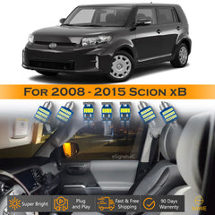 For Scion xB Interior LED Lights - Dome & Map Light Bulbs Package Kit for 2008 - 2015 - White SAWE Lighting