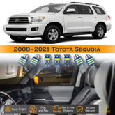 For Toyota Sequoia Interior LED Lights - Dome & Map Lights Package Kit for 2008 - 2022 - White SAWE Lighting