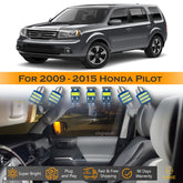 For Honda Pilot Interior LED Lights - Dome & Map Lights Package Kit for 2009 - 2015 - White SAWE Lighting