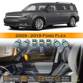For Ford Flex Interior LED Lights - Dome & Map Light Bulbs Package Kit for 2009 - 2019 - White SAWE Lighting