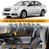 For Subaru Legacy Interior LED Lights - Dome & Map Light Bulbs Package Kit for 2010 - 2014 - White SAWE Lighting