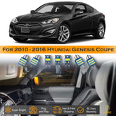For Hyundai Genesis Coupe Interior LED Lights - Dome & Map Light Bulbs Package Kit for 2010 - 2016 - White SAWE Lighting