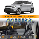 For Kia Soul Interior LED Lights - Dome & Map Light Bulbs Package Kit for 2010 - 2019 - White SAWE Lighting