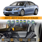 For Chevrolet Cruze Interior LED Lights - Dome & Map Lights Package Kit for 2011 - 2017 - White SAWE Lighting