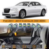 For Chrysler 300 300C Interior LED Lights - Dome & Map Light Bulbs Package Kit for 2011 - 2017 - White SAWE Lighting