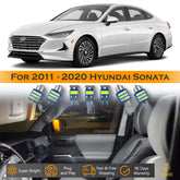 For Hyundai Sonata Interior LED Lights - Dome & Map Light Bulbs Package Kit for 2011 - 2020 - White SAWE Lighting