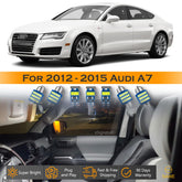 For Audi A7 Interior LED Lights - Dome & Map Light Bulb Package Kit for 2012 - 2016 - White SAWE Lighting