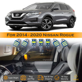 For Nissan Rogue Interior LED Lights - Dome & Map Light Bulbs Package Kit for 2014 - 2020 - White SAWE Lighting