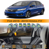 For Honda Fit Interior LED Lights - Dome & Map Lights Package Kit for 2015 - 2020 - White SAWE Lighting