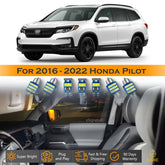 For Honda Pilot Interior LED Lights - Dome & Map Lights Package Kit for 2016 - 2022 - White SAWE Lighting