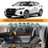For Nissan Kicks Interior LED Lights - Dome & Map Light Bulbs Package Kit for 2017 - 2023 - White SAWE Lighting